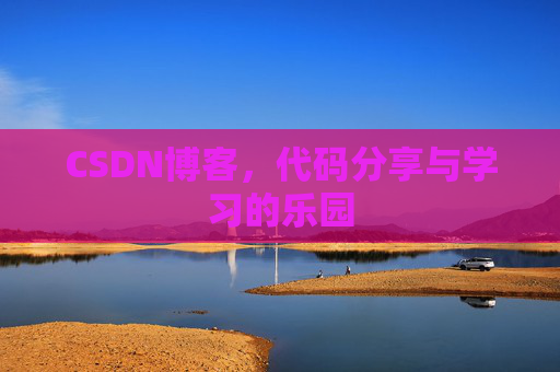 CSDN博客，代码分享与学习的乐园